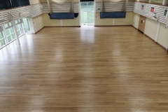 School hall floor restoration.