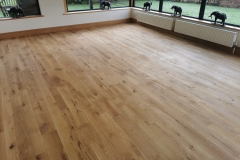 Solid oak flooring